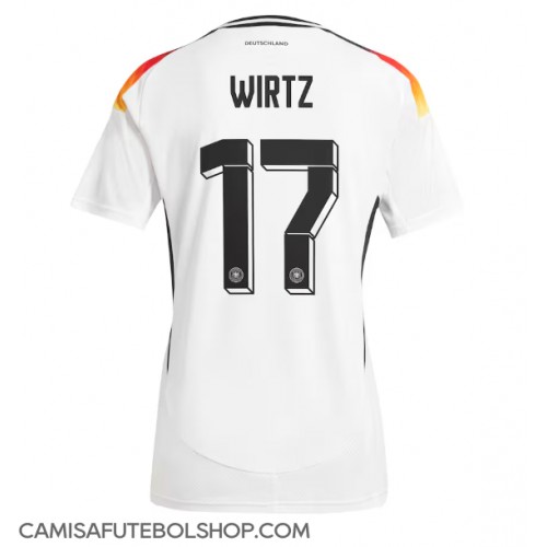 Camisa de time de futebol Alemanha Florian Wirtz #17 Replicas 1º Equipamento Europeu 2024 Manga Curta